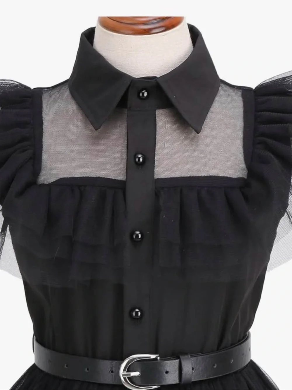 Wednesday Adams Costume Halloween size 6-8 yrs